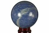 3.15" Polished Dumortierite Sphere - Madagascar - #157669-1